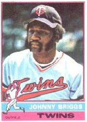 1976 Topps Baseball Cards      373     Johnny Briggs